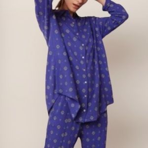 Free people intimately oversized button down shirt size xs